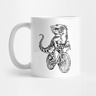 SEEMBO Iguana Cycling Bicycle Bicycling Cyclist Biking Bike Mug